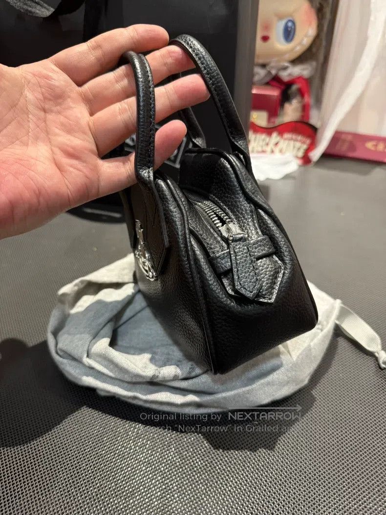 Vivienne Westwood Vivienne Westwood size os Black Textured Bowling Bag Size ONE SIZE - 4 Thumbnail