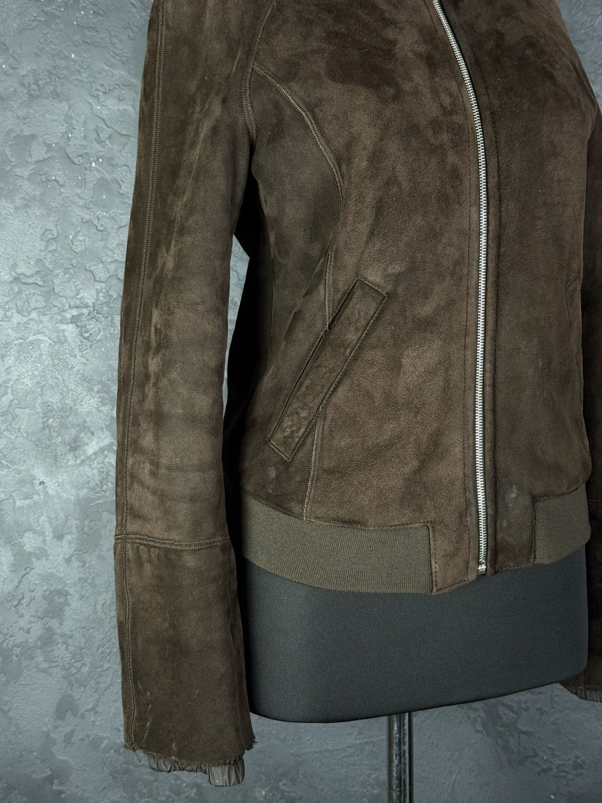 Prada 2000s Prada Brown Shearling Leather Jacket Women's Size L / US 10 / IT 46 - 11 Thumbnail