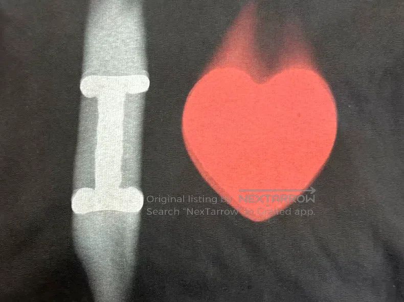 Balenciaga Balenciaga Alphabet Heart Pattern Printed Casual Sweatshir Size US L / EU 52-54 / 3 - 3 Thumbnail