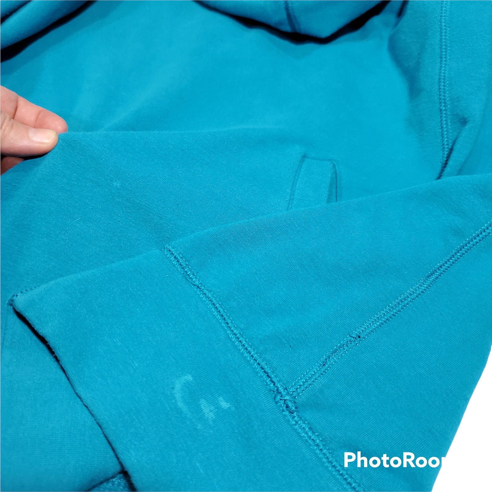 Other Zella | Teal Sweatshirt with Twisted Cowl Neck | Size Small Size S / US 4 / IT 40 - 4 Thumbnail