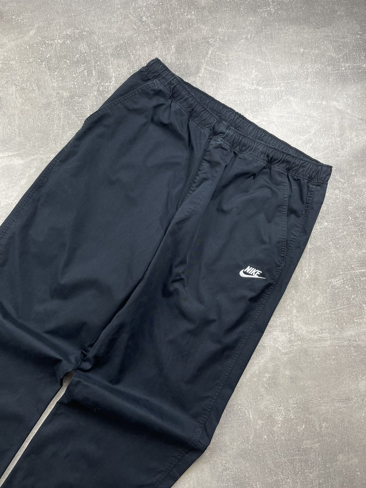 Nike × Vintage Nike Sportswear Pants L Black Cropped Fit VTG Style Size US 32 / EU 48 - 3 Thumbnail