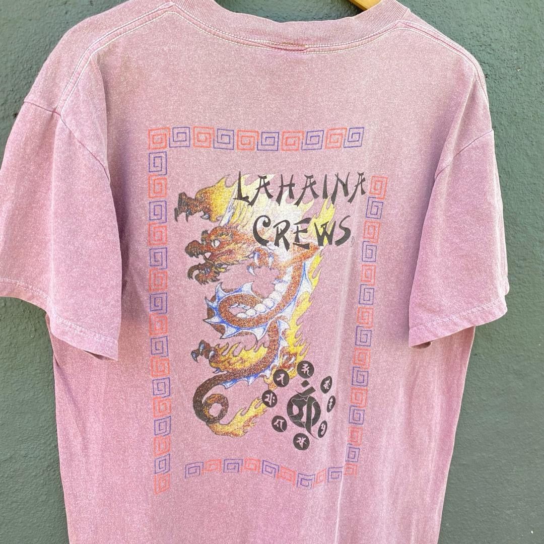 Other Thrashed Faded Vintage Lahaina Crew Surfbrand Tee Size US L / EU 52-54 / 3 - 2 Thumbnail