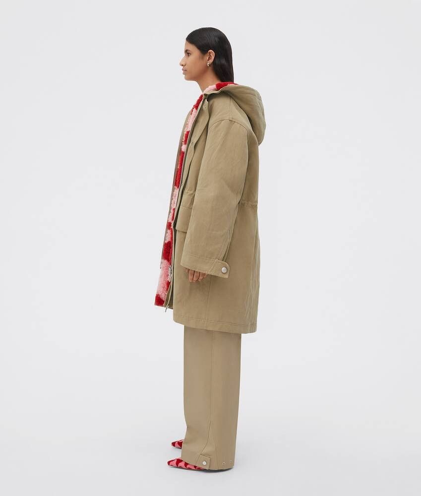Bottega Veneta o1n1vont1224 Parka in Burlap Size S / US 4 / IT 40 - 3 Thumbnail