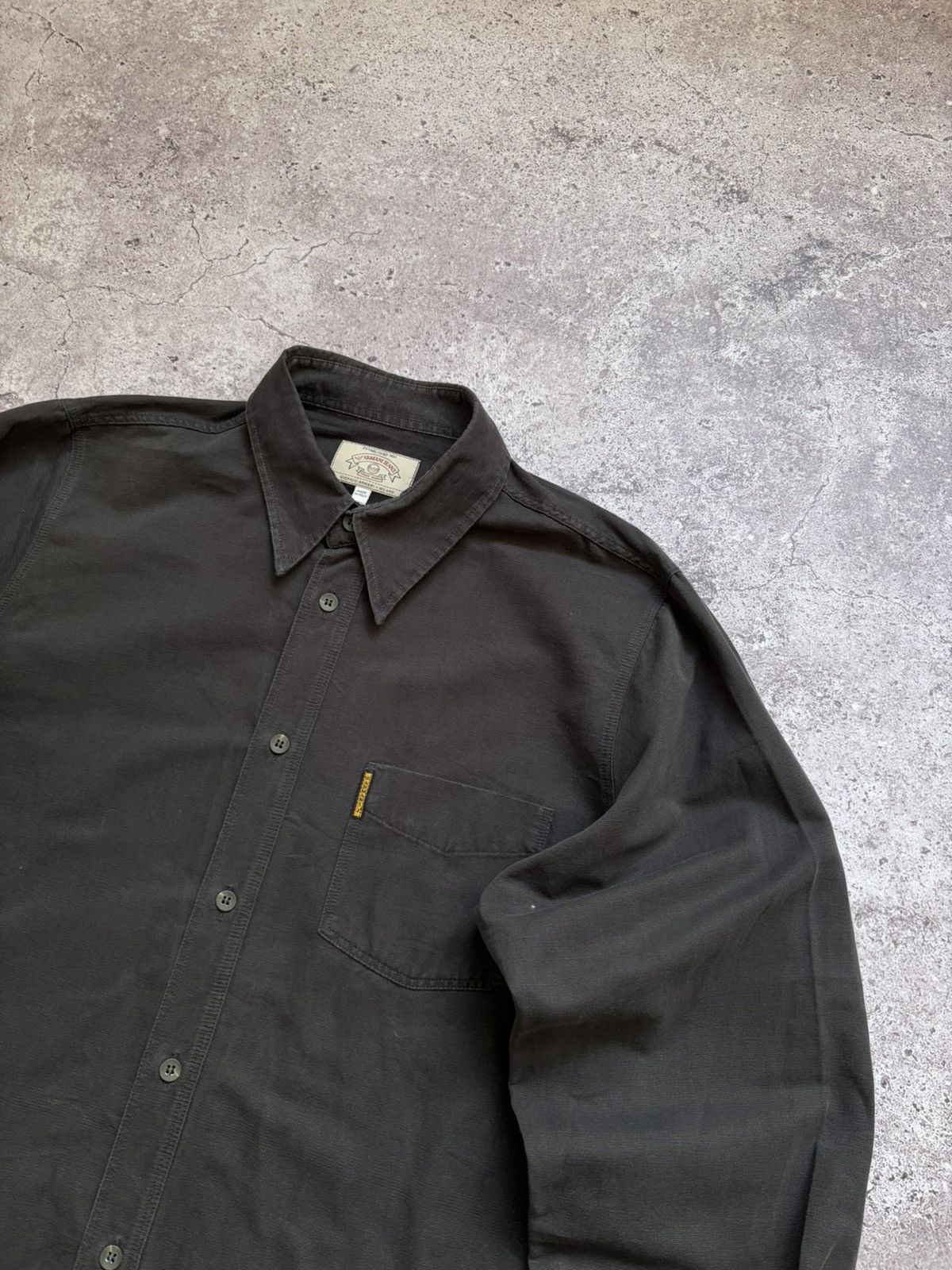 Giorgio Armani Vintage Armani Graphite Shirt Size US XL / EU 56 / 4 - 2 Thumbnail