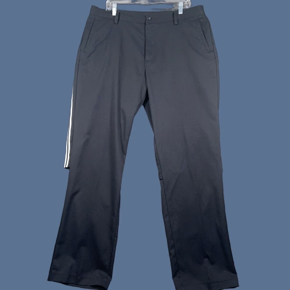 Adidas Adidas Climacool Pants Mens 36x34 Black Vented Regular Straight Inseam 34 Pro Dry Plus Khakis Breathable Activewear Golf Walking Size US 36 / EU 52 - 1 Thumbnail