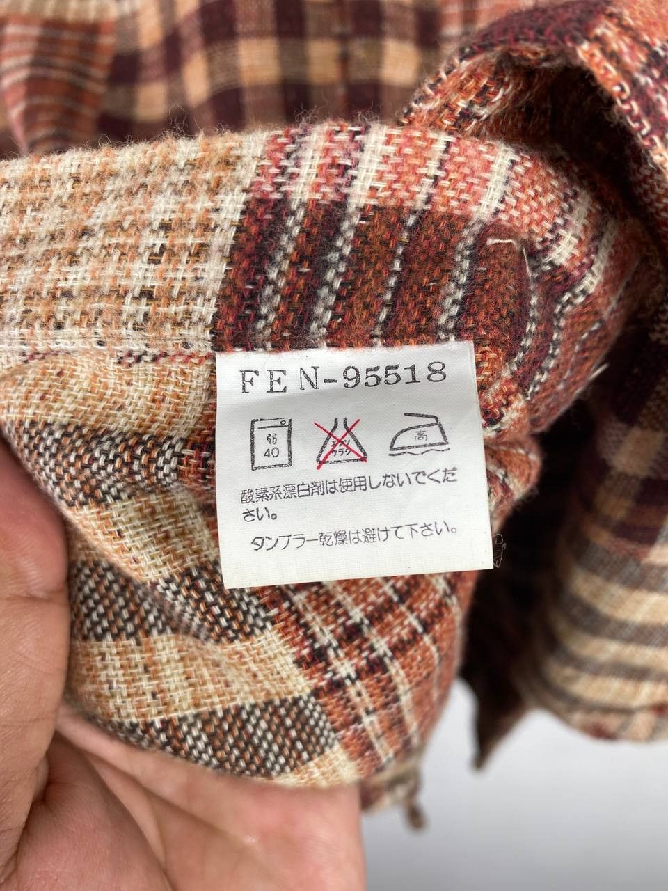 Japanese Brand vintage japanese brands patchwork flannel shirt nice design Size US M / EU 48-50 / 2 - 6 Thumbnail