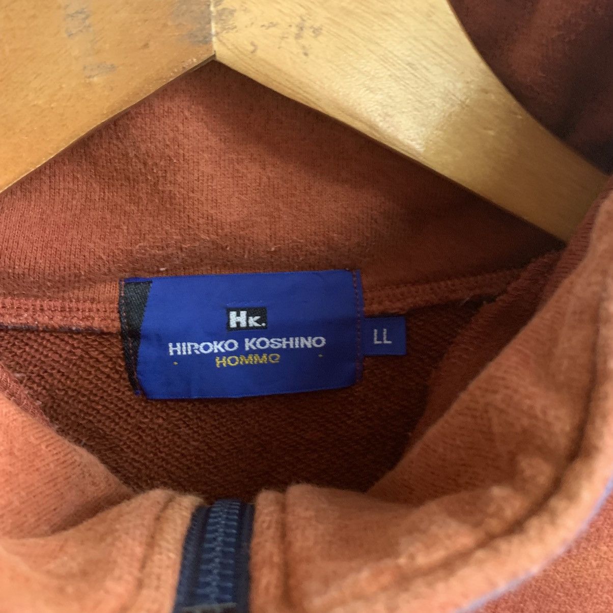 Japanese Brand × Vintage Vintage Hiroko Japanese Brand Half Zip Jumper Sweatshirt Size US L / EU 52-54 / 3 - 5 Thumbnail