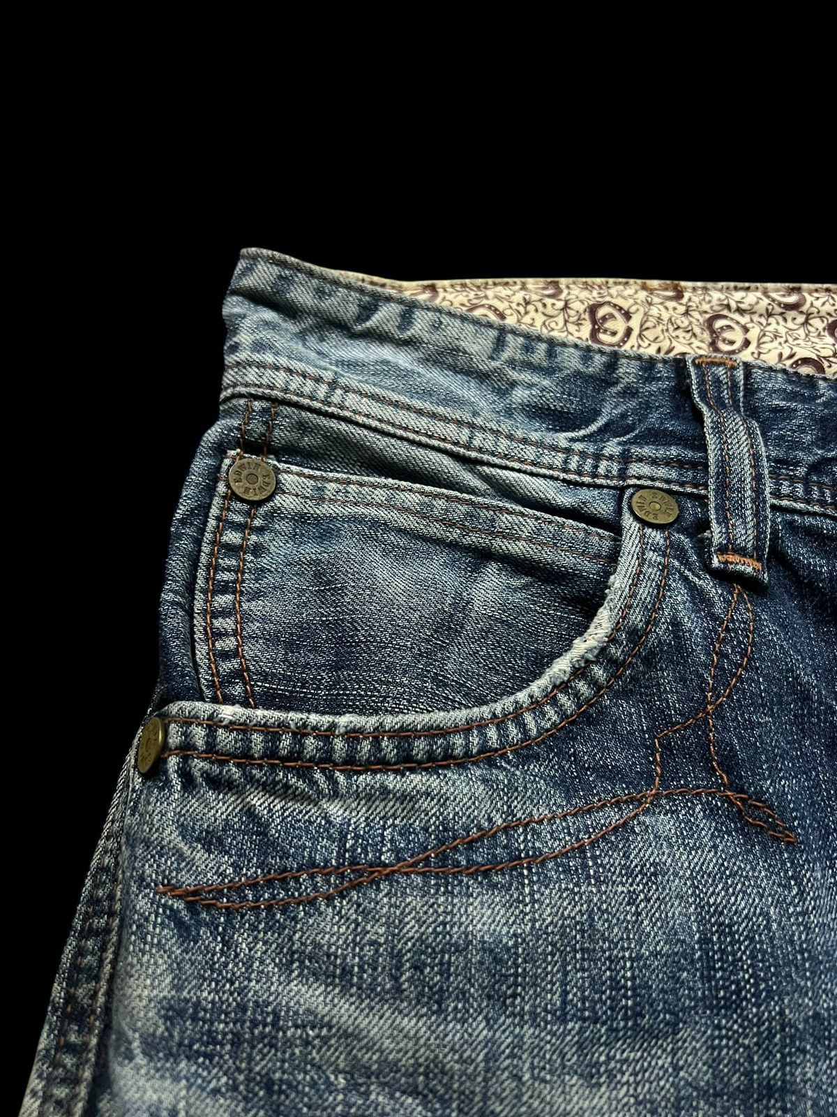 Edwin × If Six Was Nine × Seditionaries VINTAGE EDWIN 503 BLUE TRIP NICE FADED JEANS Size US 29 - 5 Thumbnail