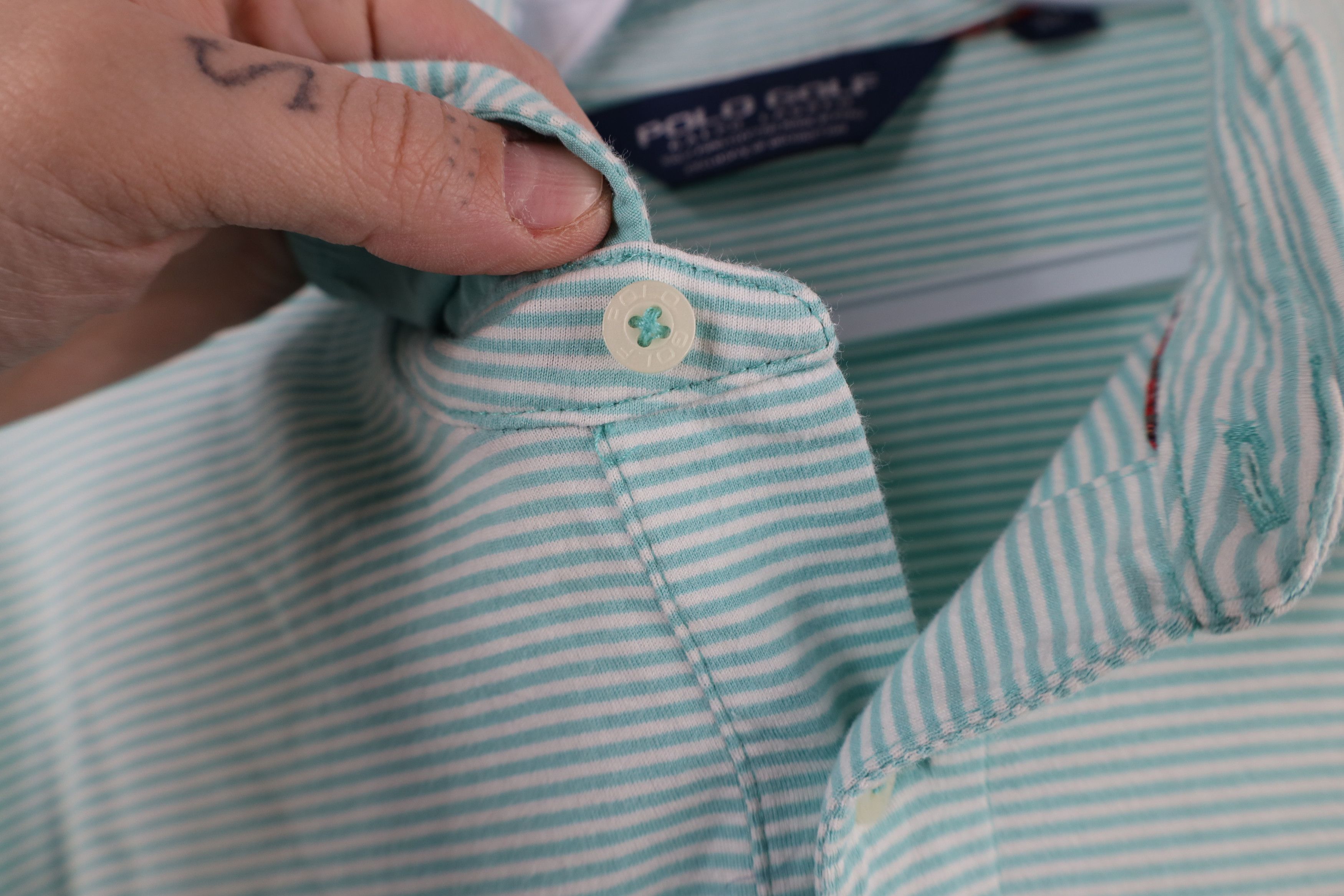 Polo Ralph Lauren Polo Golf Ralph Lauren Country Club Striped Polo Shirt Blue Size US XL / EU 56 / 4 - 5 Thumbnail