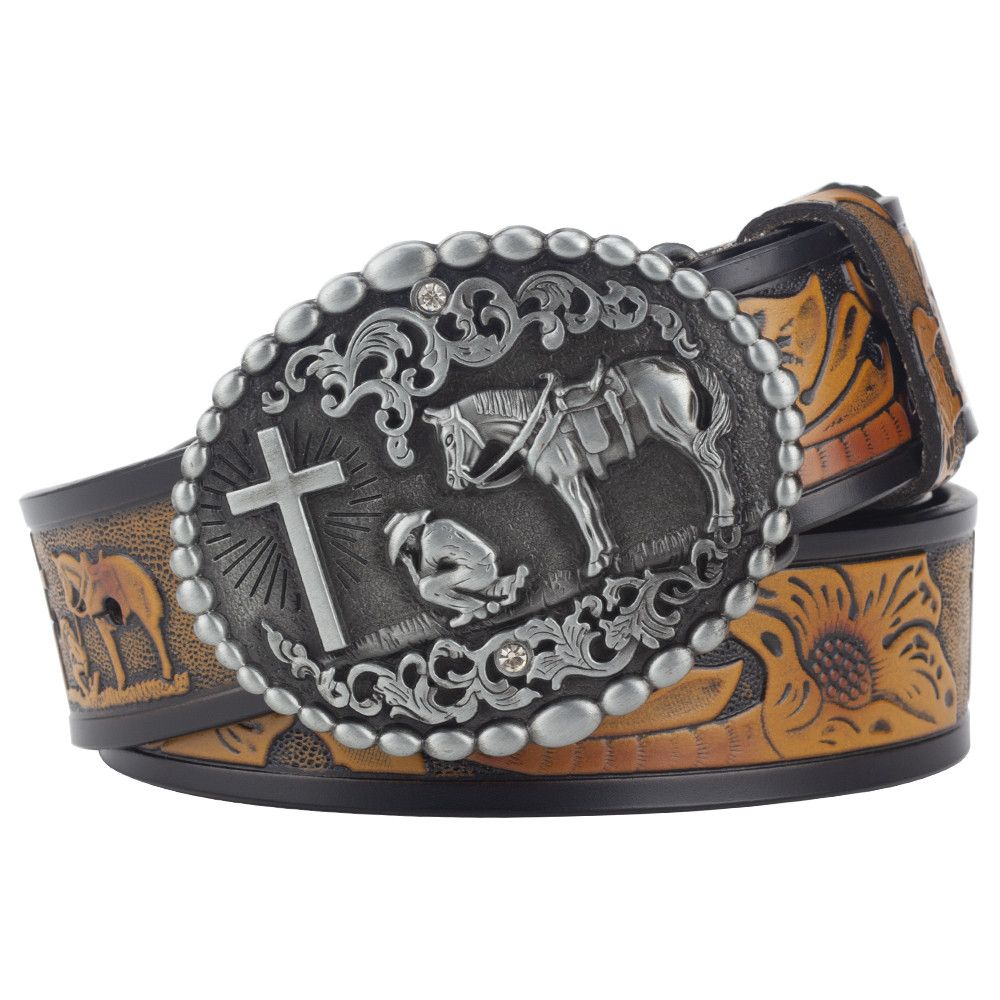 Designer Vintage Vintage Belt Riveted Belts Menswear Accessories Size ONE SIZE - 2 Thumbnail