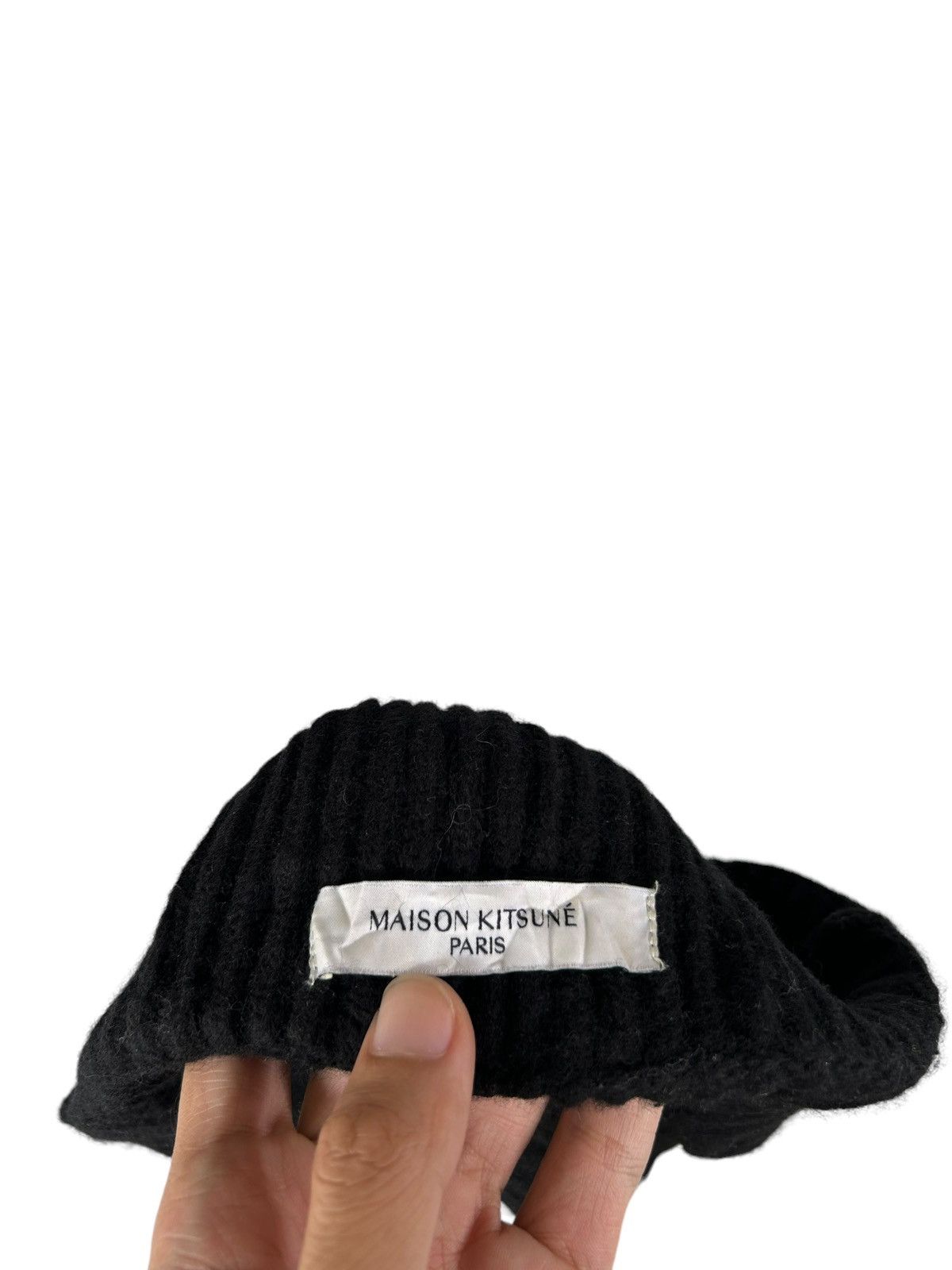 Maison Kitsune MAISON KATSUNE PARIS Wool Beanie Hats Size ONE SIZE - 3 Thumbnail
