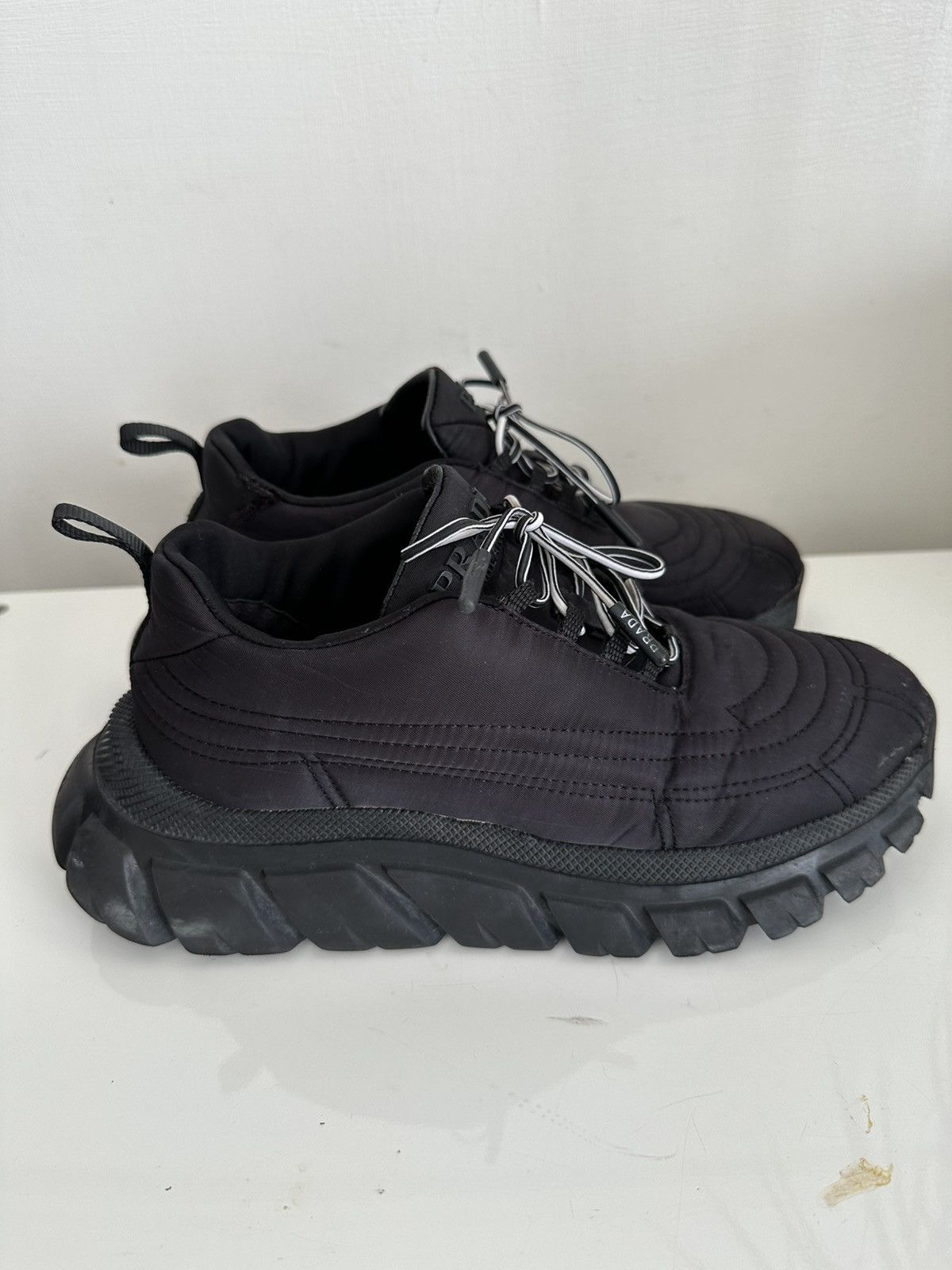Prada Prada Rush Gabarine Black Nylon Trainers Women’s size 8 Size US 8 / IT 38 - 4 Thumbnail