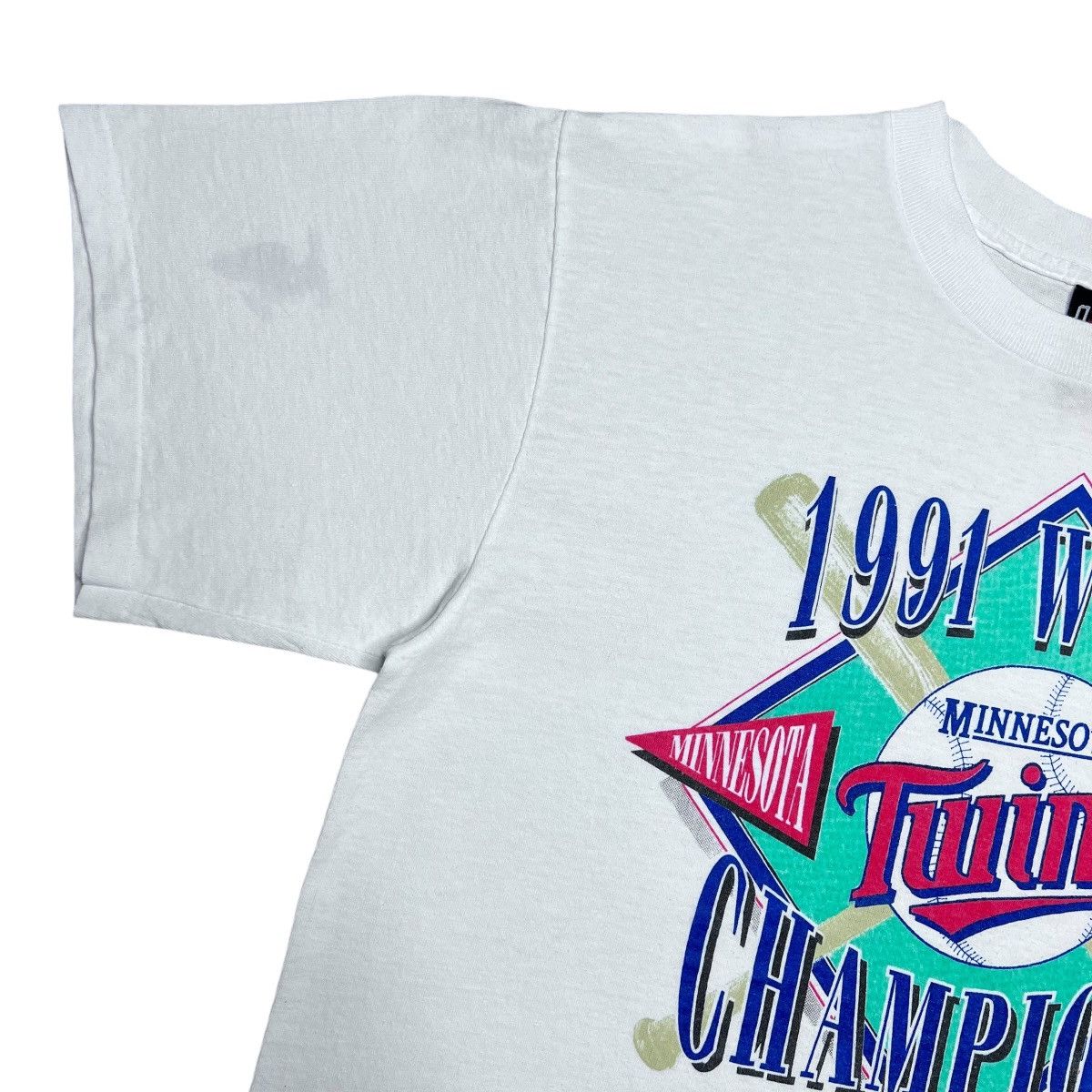MLB Vtg 1991 MLB Minnesota Twins World Champions Starter T-Shirt Size US L / EU 52-54 / 3 - 5 Thumbnail