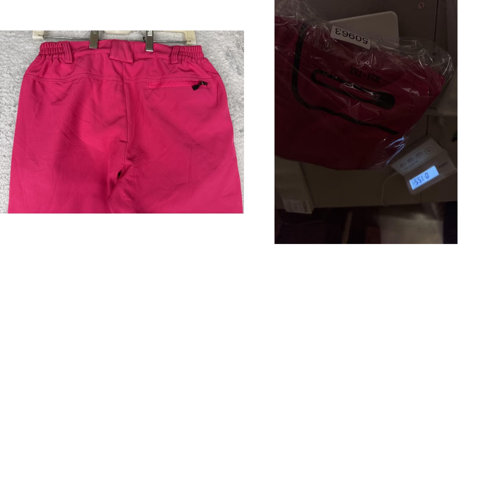 Pinko Outdoorsport Pants Womens Small Pink Hiking Softshell WEI-TEX Knee Reinforced Size 28" / US 6 / IT 42 - 10 Thumbnail