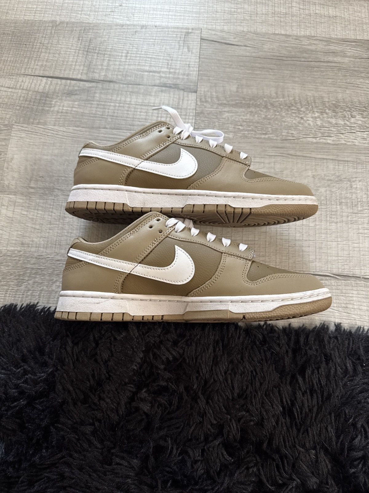 Nike Nike dunk low retro khaki/white-hazel rush Size US 8.5 / EU 41-42 - 4 Thumbnail