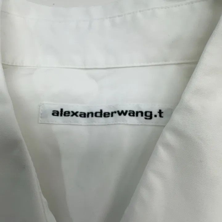 Alexander Wang Alexander Wang Halo Print Cropped Button-Up Shirt - Size S / US 4 / IT 40 - 7 Thumbnail