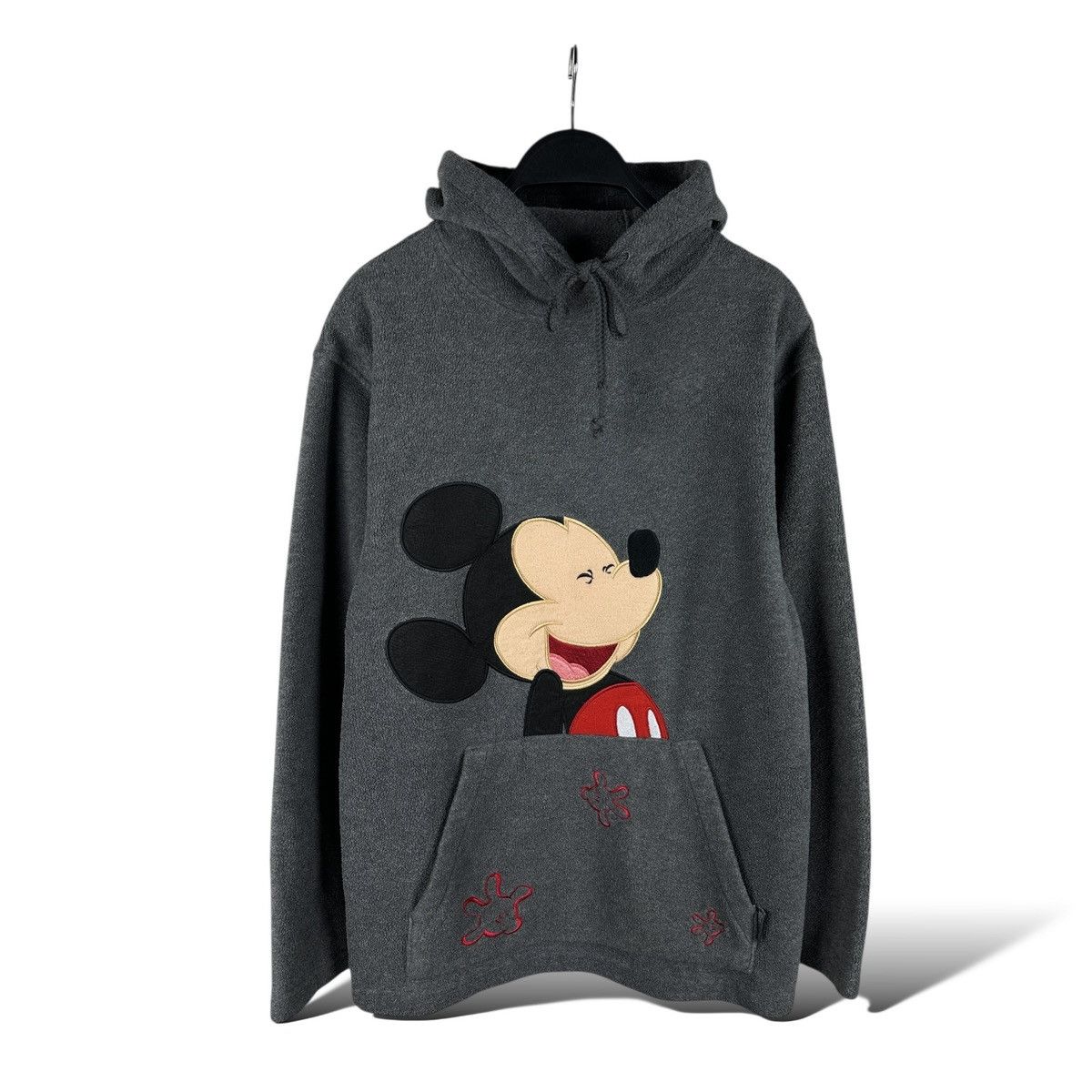 Disney Vintage Disney Mickey Mouse Fleece Hoodie Size US S / EU 44-46 / 1 - 1 Thumbnail