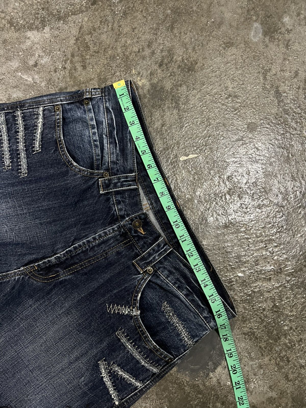 Japanese Brand 💥FLARE💥UNBRAND SUKAJAN DRAGON JEAN Size US 33 - 3 Thumbnail