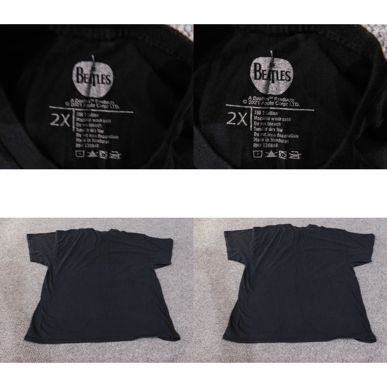 Vintage The Beatles Abbey Road Shirt Mens 2XL Black Graphic Band Tee Classic Rock Music Size US XXL / EU 58 / 5 - 8 Thumbnail
