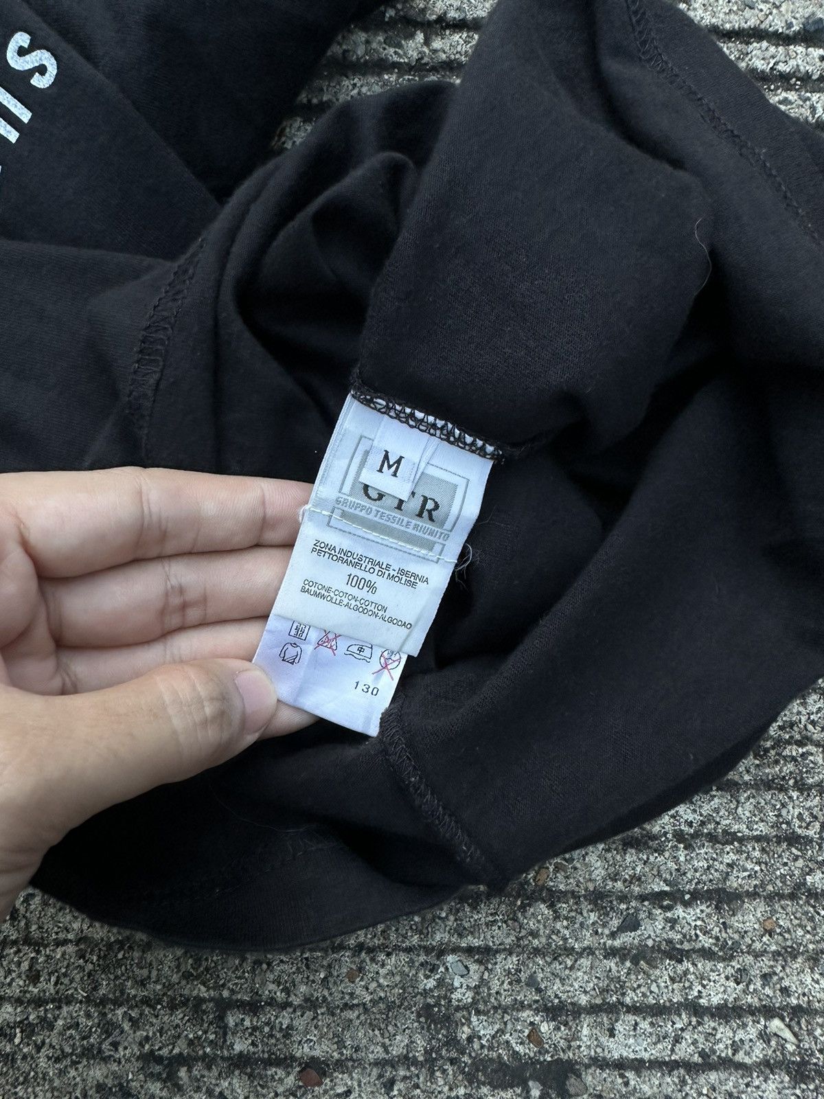 Helmut Lang Helmut Lang AW97 “Attention” Tee Size US XXS / EU 40 - 8 Thumbnail