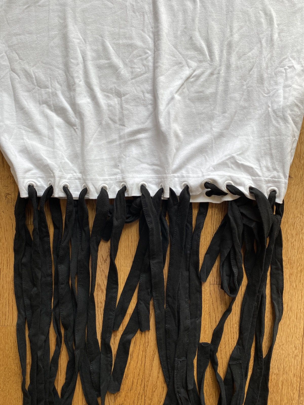 Palm Angels Palm Angels Oversized Neck Sleeve Logo Tee Size L / US 10 / IT 46 - 4 Thumbnail
