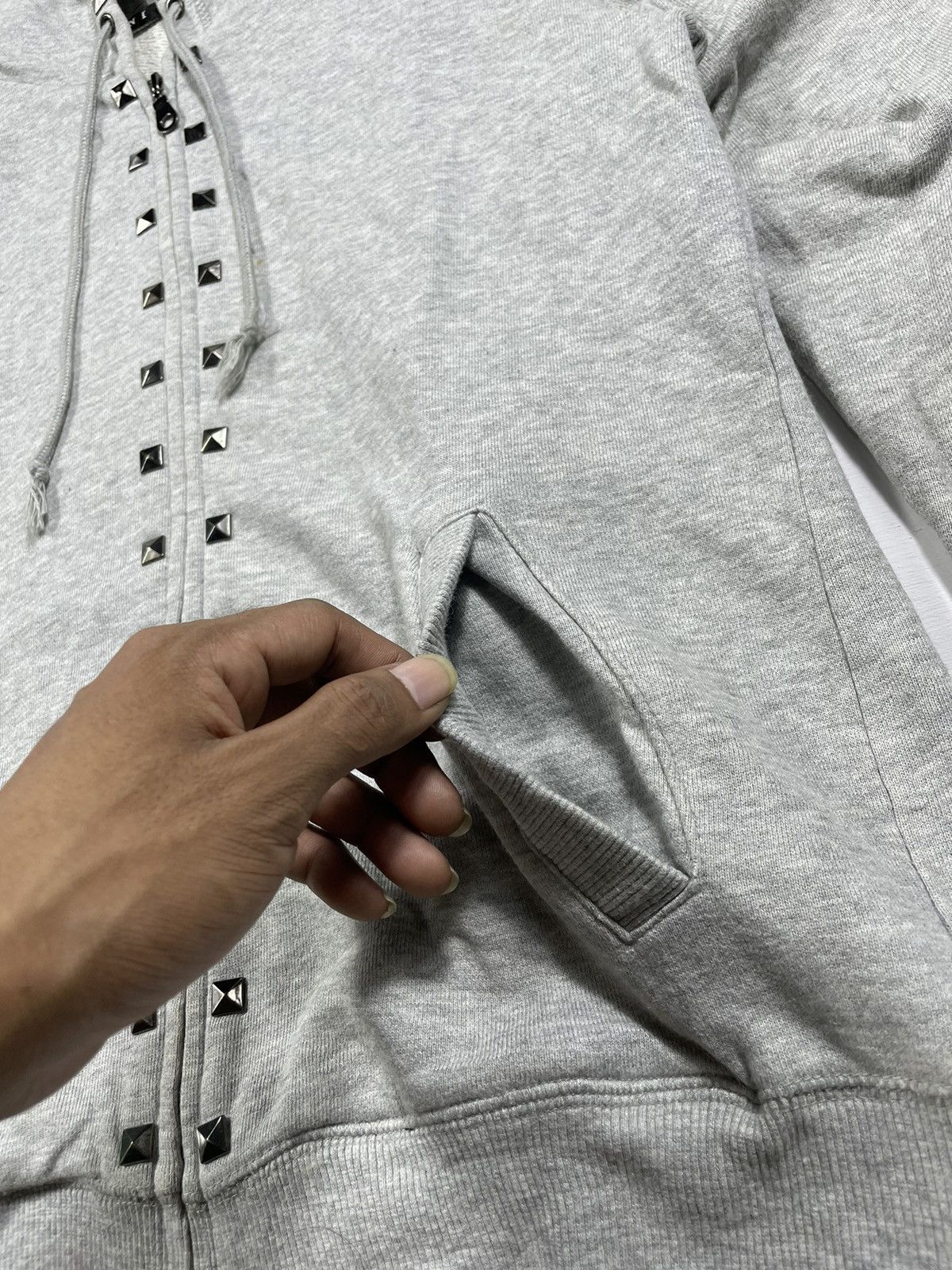 Japanese Brand studded ingni hoodie gothic ifsixwasnine style Size US M / EU 48-50 / 2 - 5 Thumbnail