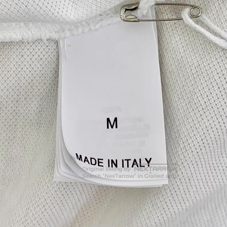 Brunello Cucinelli Brunello Cucinelli White Logo Print Cotton Collar Single B Size US M / EU 48-50 / 2 - 6 Thumbnail