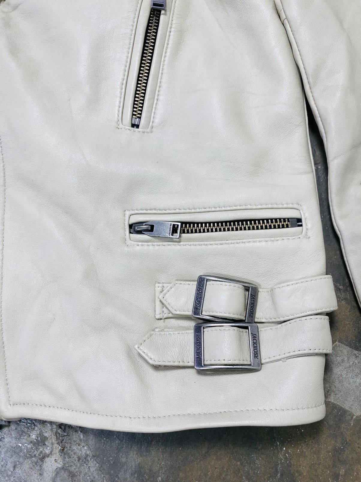 JACKROSE Rare Jack Rose Double Collar Leather Jacket Size US M / EU 48-50 / 2 - 9 Thumbnail
