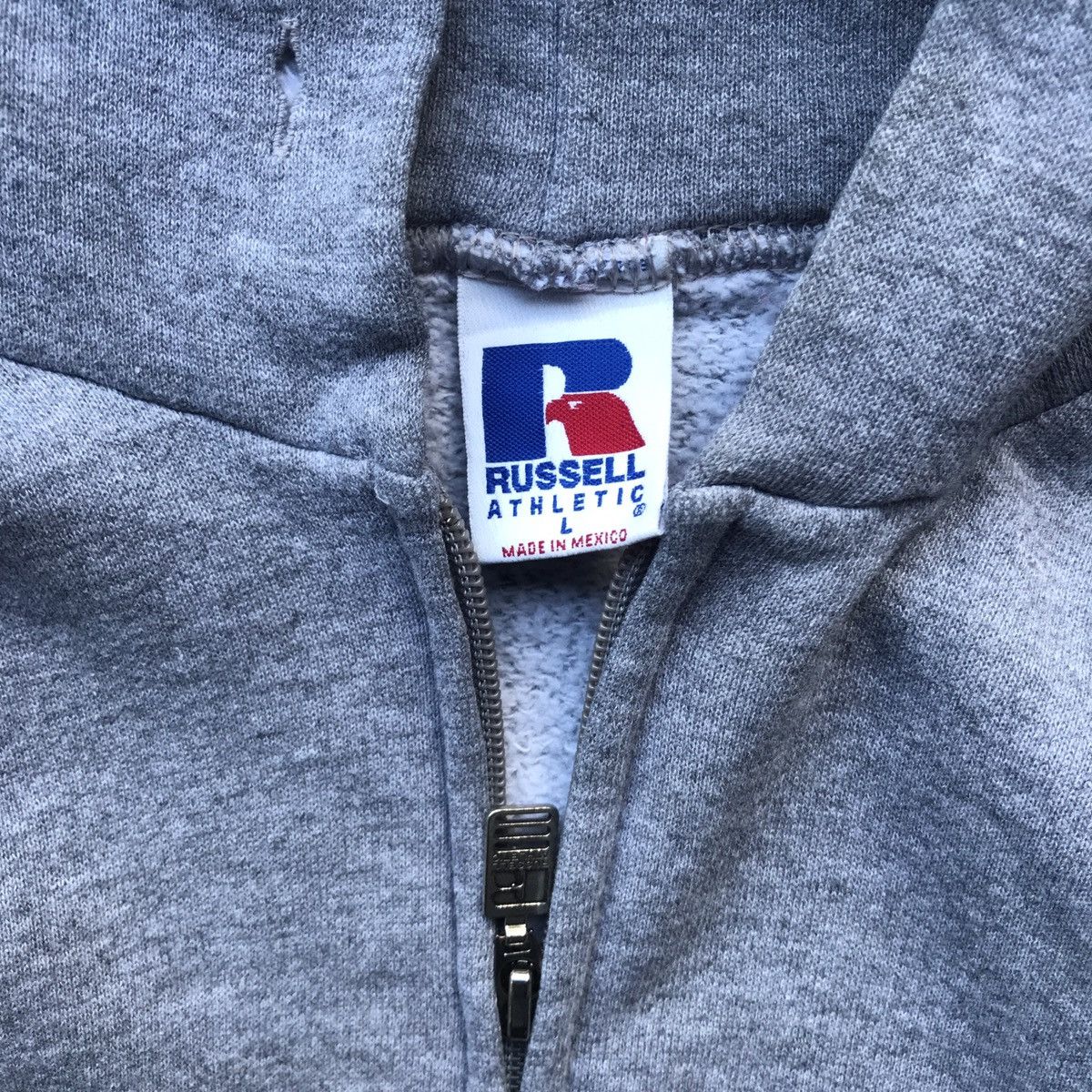 Russell Athletic × Vintage y2k zipper hoodie blank russell athletic Size US L / EU 52-54 / 3 - 2 Thumbnail