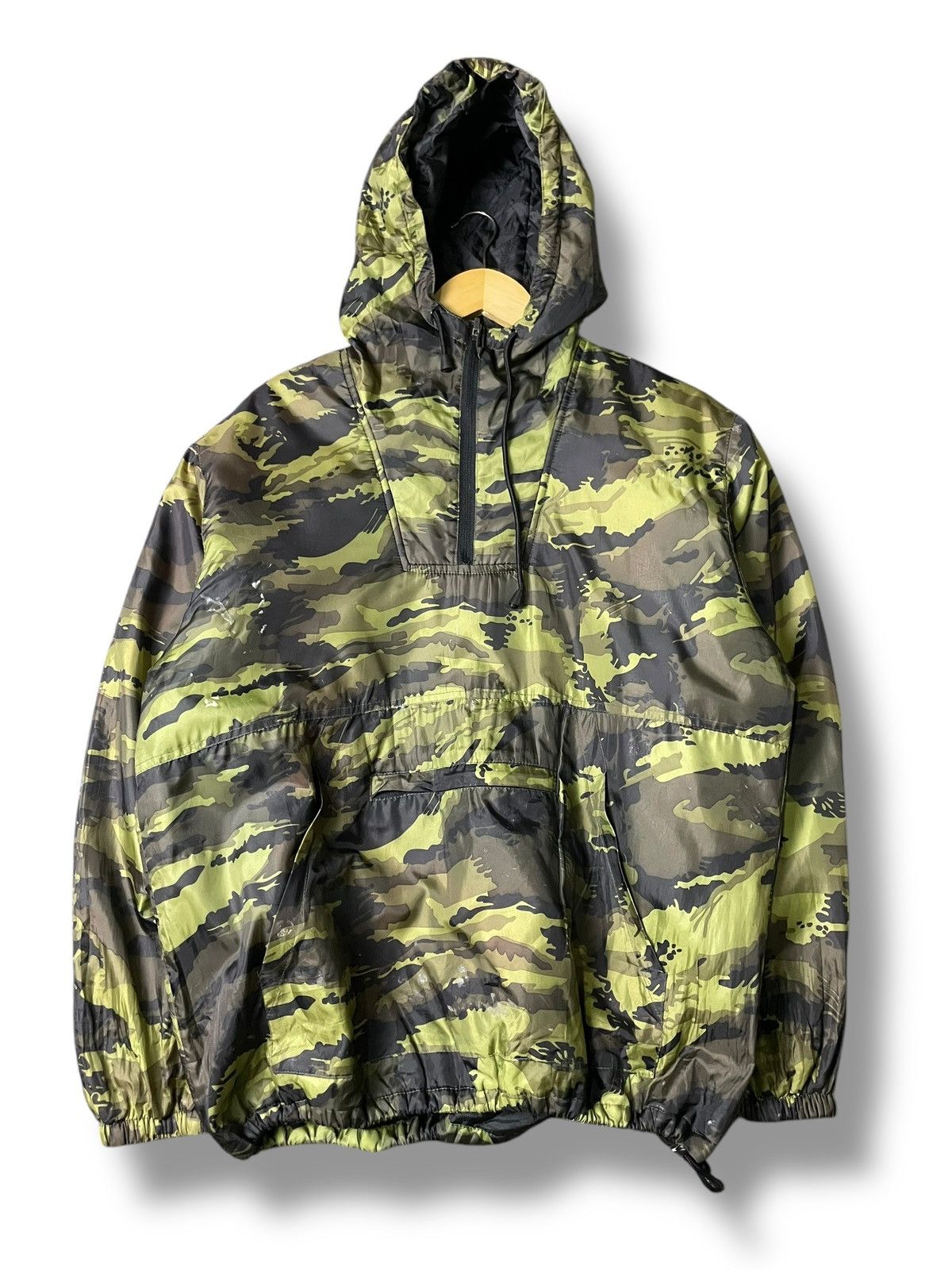 Japanese Brand × Vintage Zack Styles Camouflage Nylon Hooded Jacket (101) Size US L / EU 52-54 / 3 - 1 Thumbnail