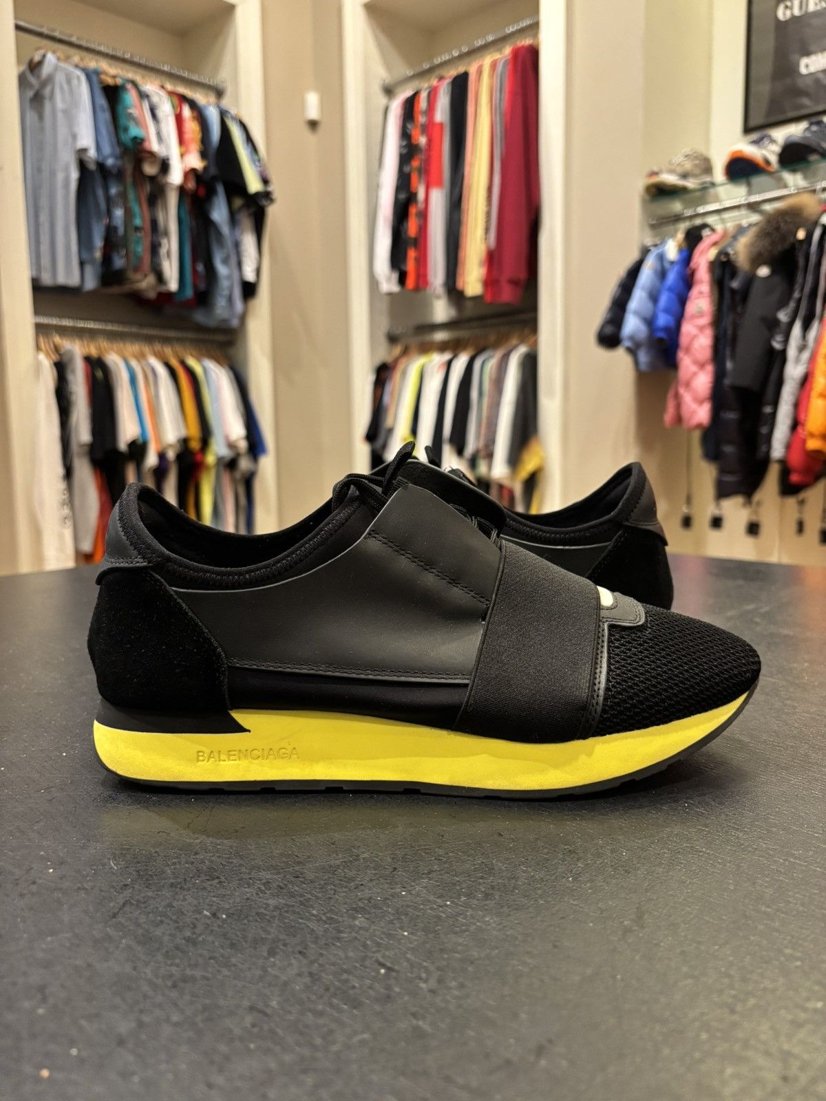 Balenciaga Race Runner Black Yellow