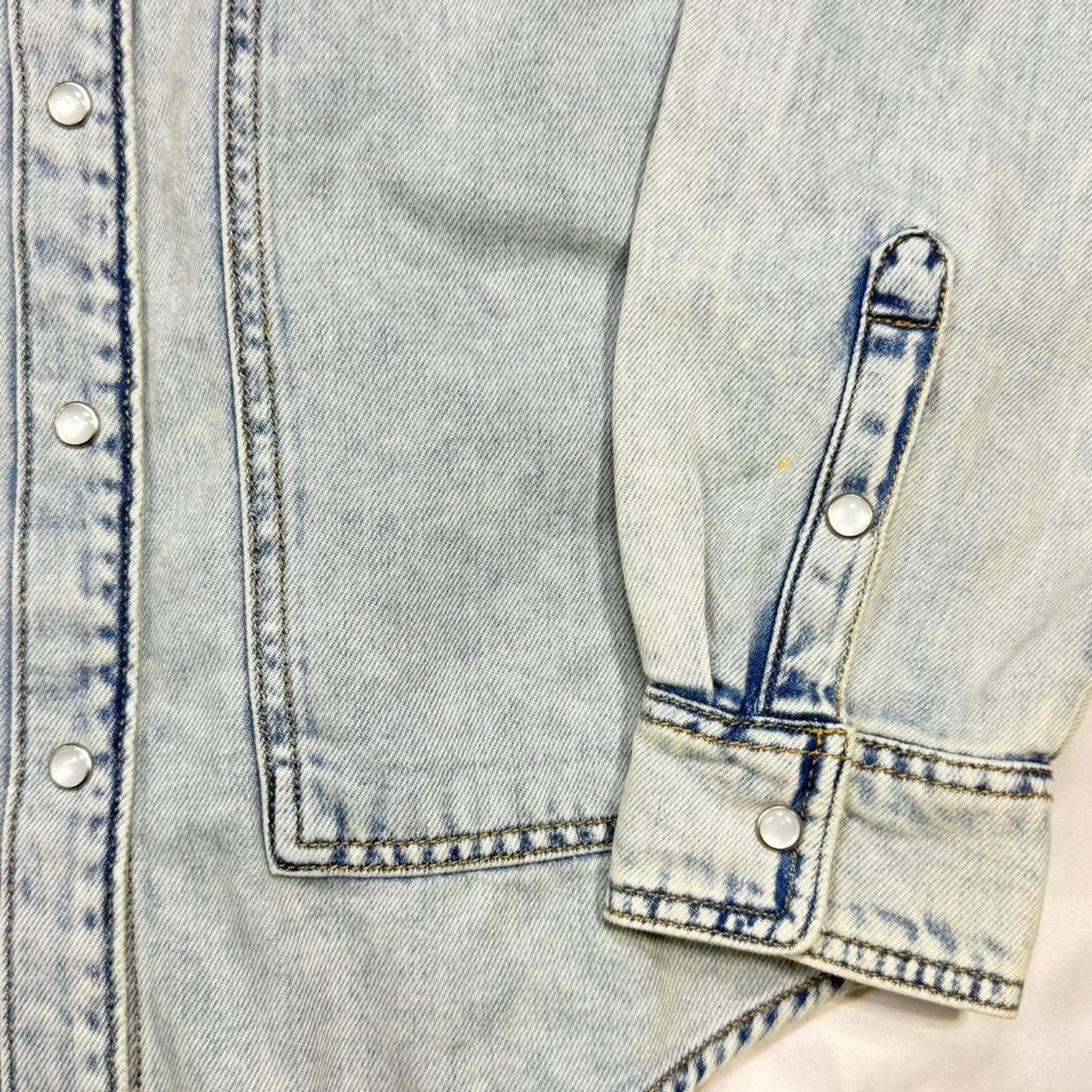 & Other Stories Wild Fable Women's Long Sleeve Oversized Western Denim Shirt Size XXS / US 00 / IT 34 - 5 Thumbnail