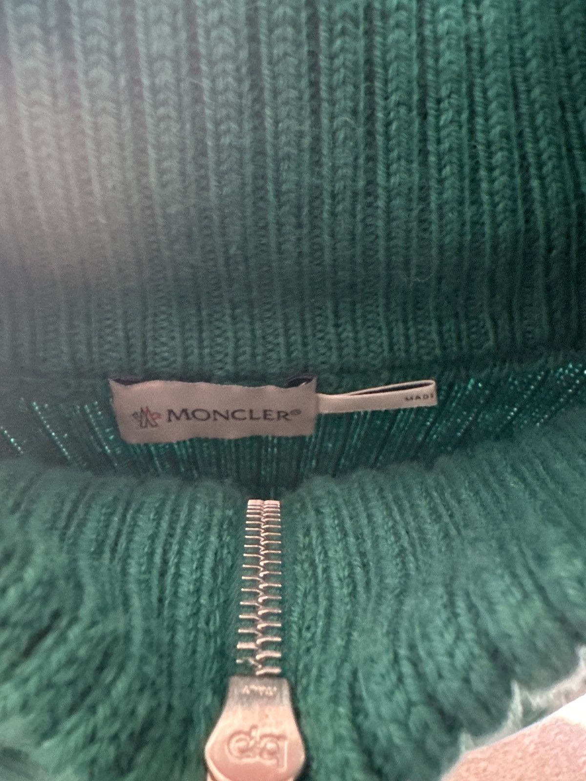 Moncler Moncler Quarter Zip Sweater Size US XL / EU 56 / 4 - 4 Thumbnail