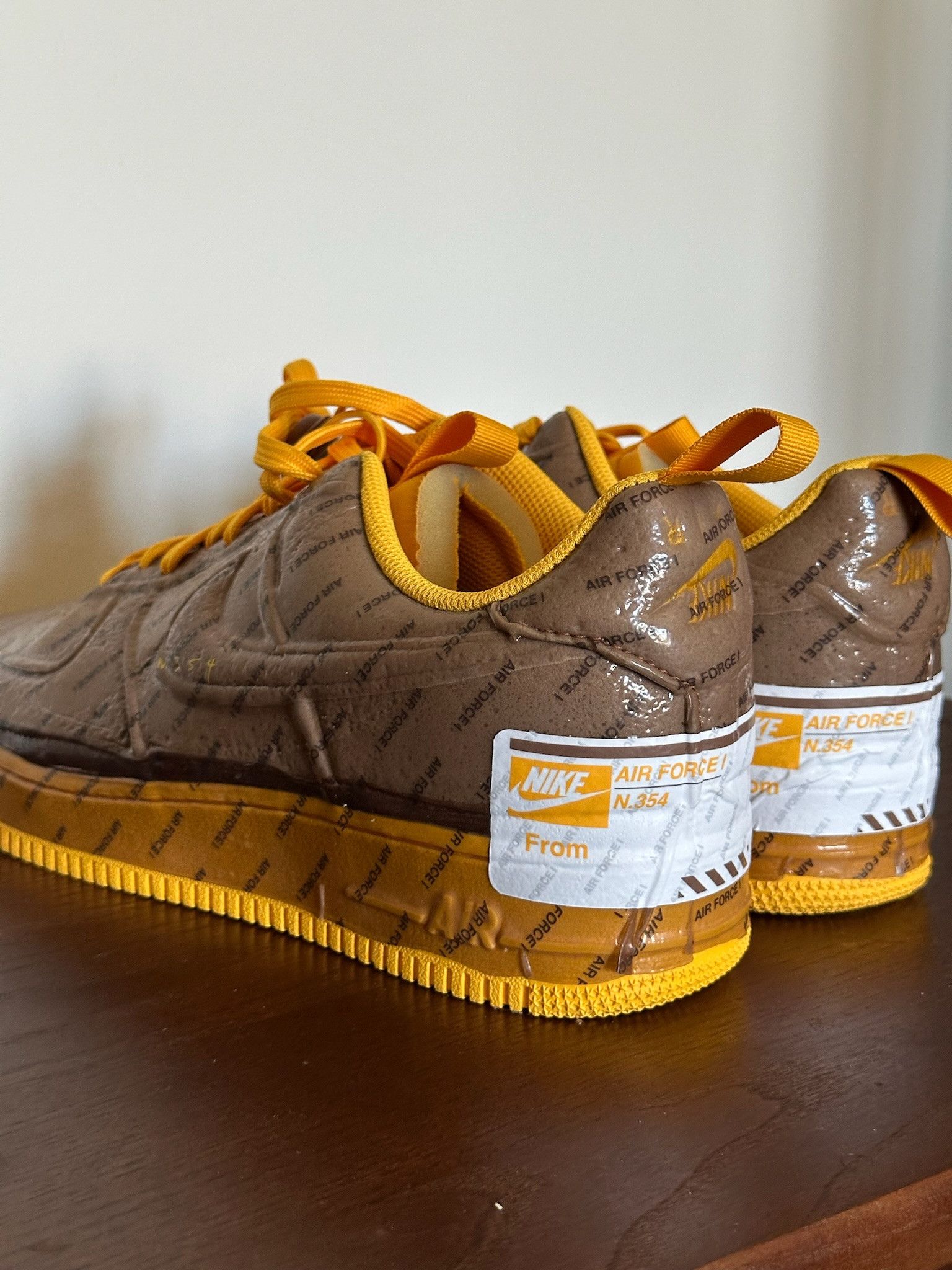 Nike Nike Air Force 1 Experimental "Archaeo Brown." Size US 10.5 / EU 43-44 - 2 Thumbnail