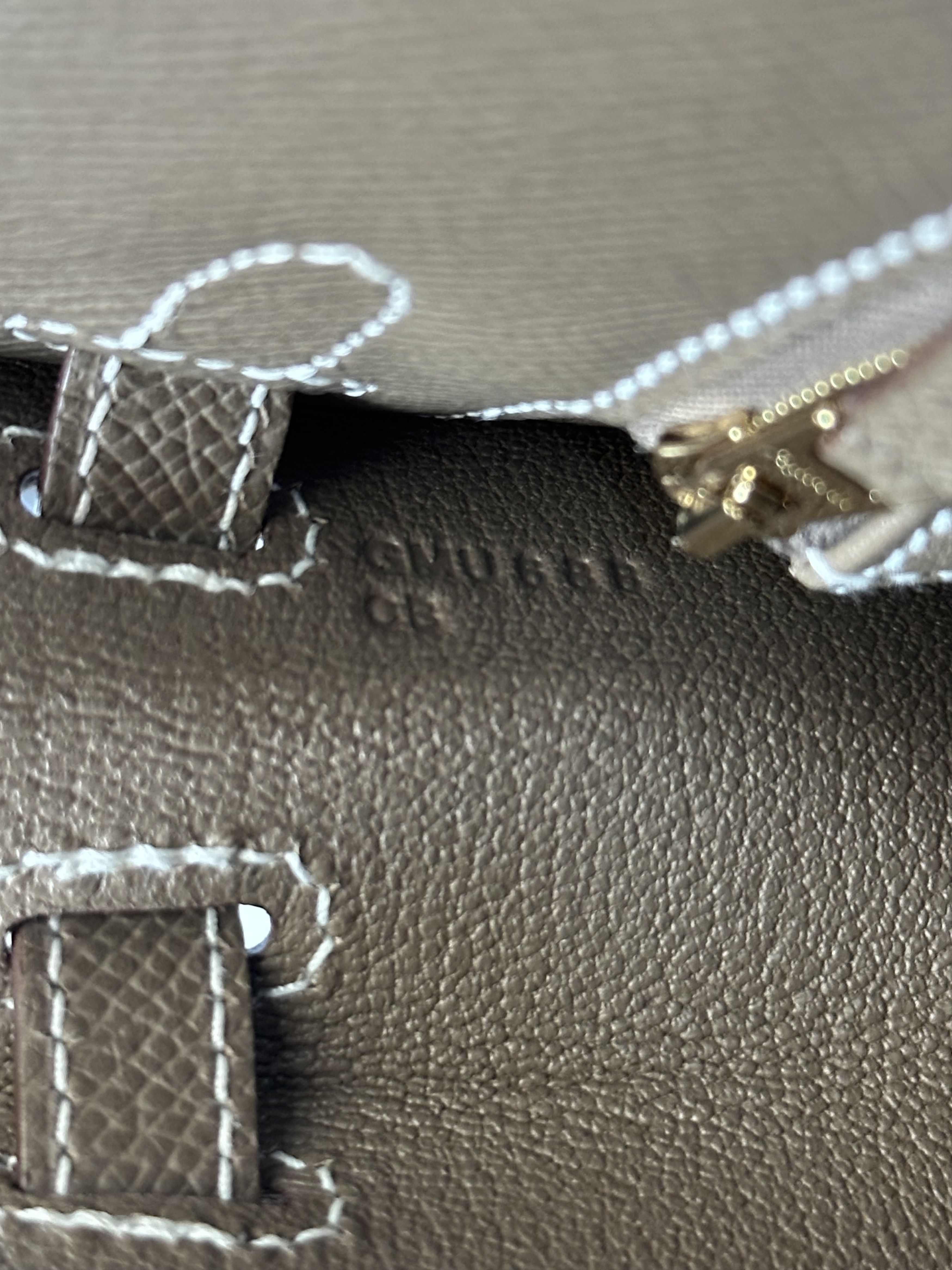 Hermes Hermes Etoupe Epsom Sellier & Gold Hardware Kelly 25 Size ONE SIZE - 7 Thumbnail