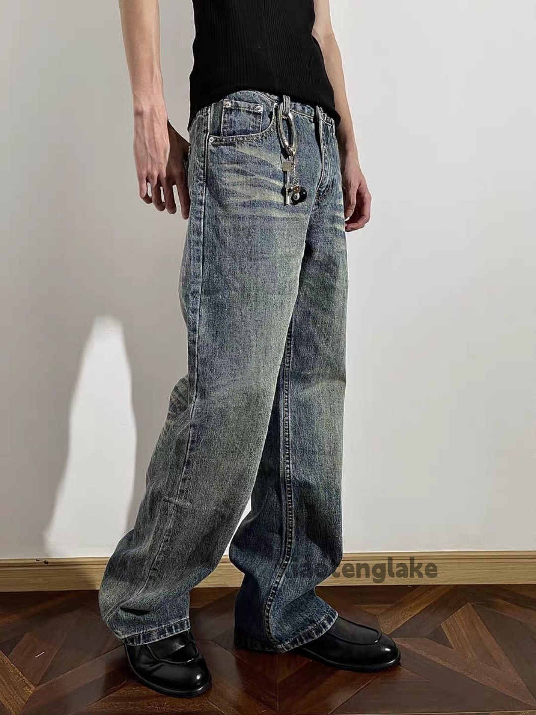 Jean xtl washed faded cleanfit yuppie y2k punk flared jeans Size US 34 / EU 50 - 4 Thumbnail