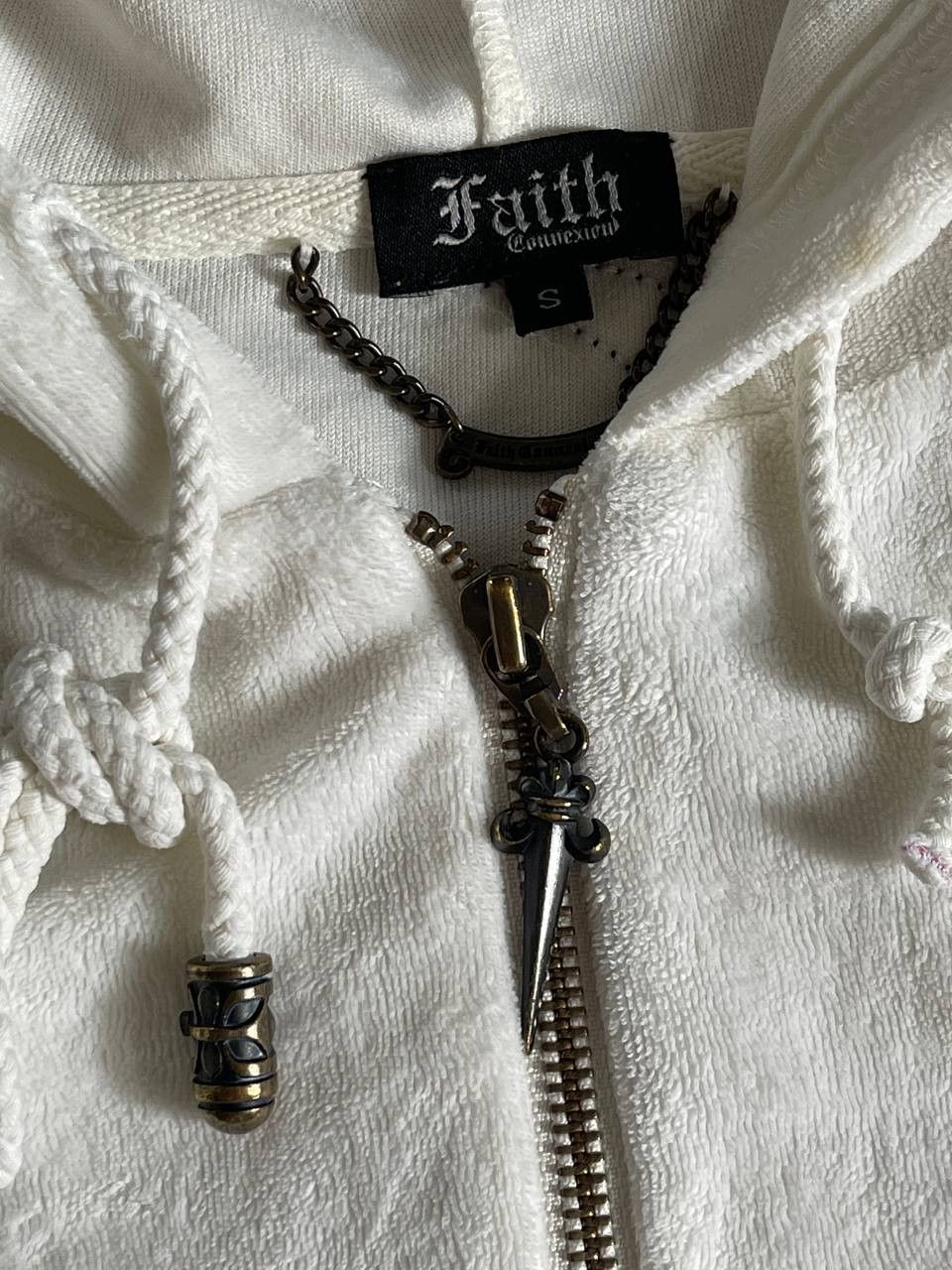 Faith Connexion Vintage Faith Connexion Y2k Chrome Hearts Style Zip Hoodie Size S / US 4 / IT 40 - 5 Thumbnail