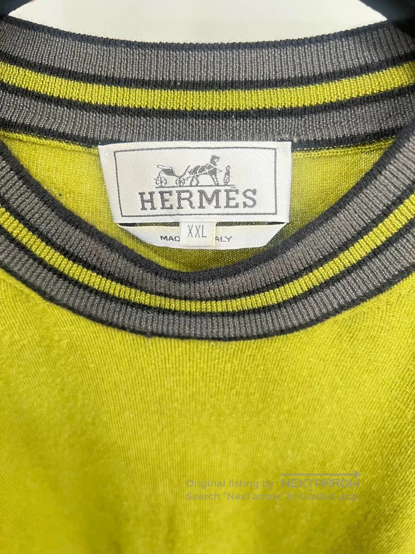 Hermes Hermes Knit Cashmere Sweater XXL. Size US XXL / EU 58 / 5 - 3 Thumbnail