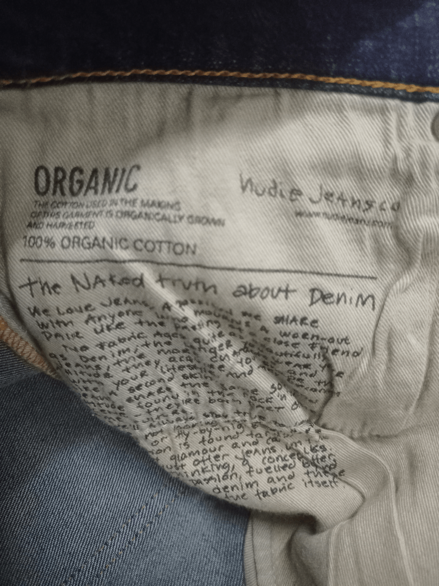 Nudie Jeans Vintage Nudie Mud Wash Slim Fit Distressed Jeans Size US 31 - 14 Thumbnail
