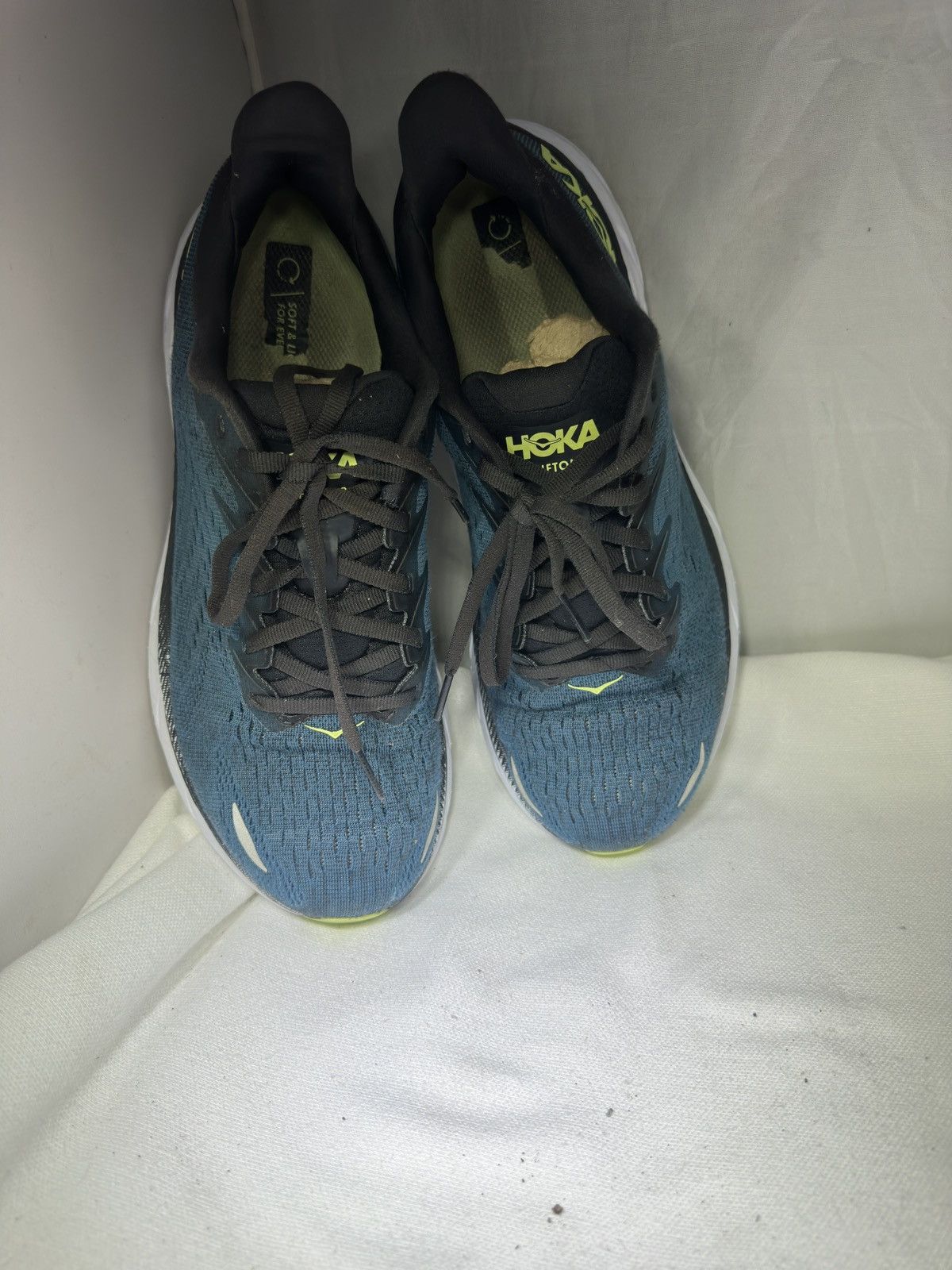 Hoka PreOwned Hoka Clifton 8 Wide Men's 8 2E Blue Teal Size US 8 / EU 41 - 6 Thumbnail