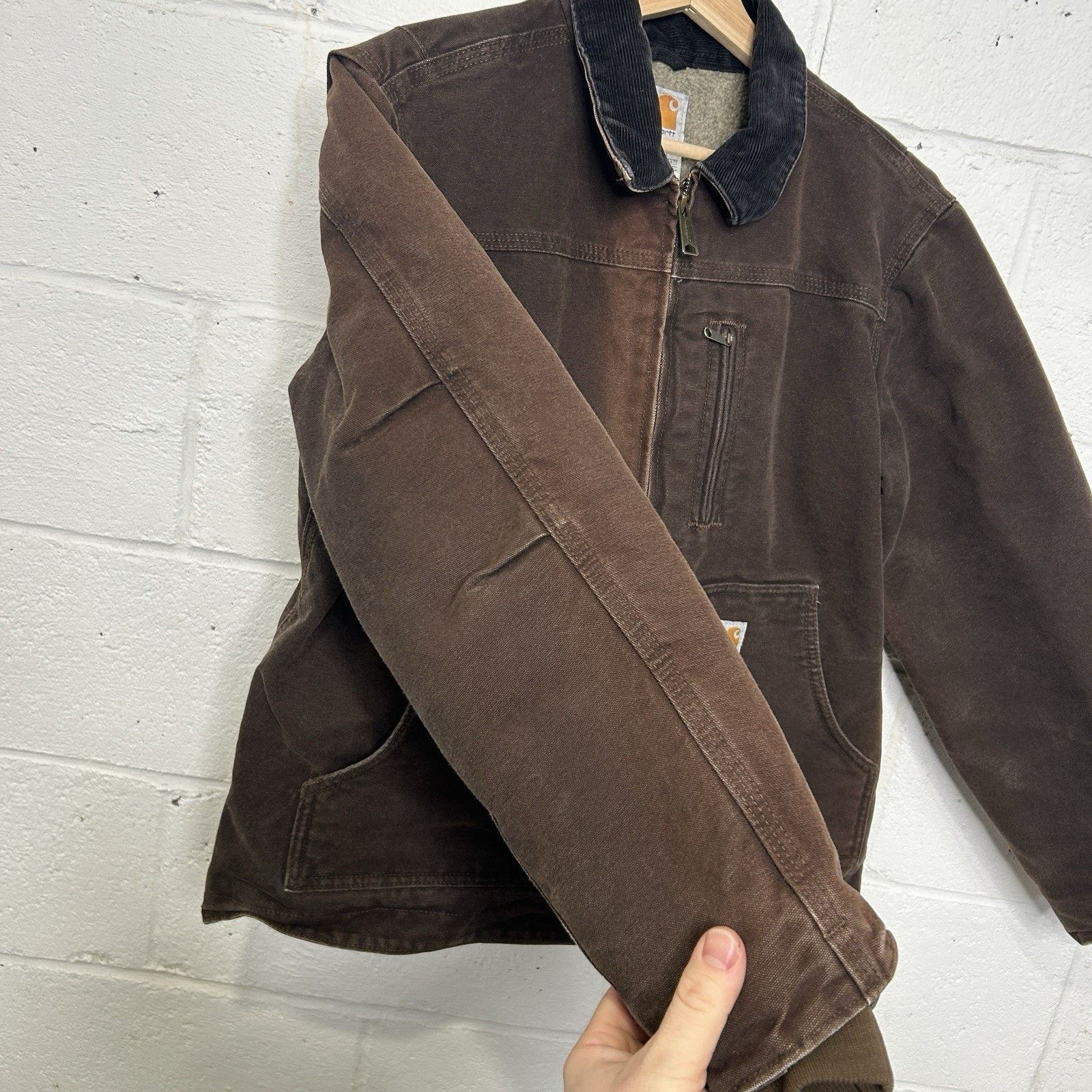 Carhartt Vintage Carhartt Sherpa-Lined Ridge Coat “Dark Brown” WC061 Size S / US 4 / IT 40 - 7 Thumbnail