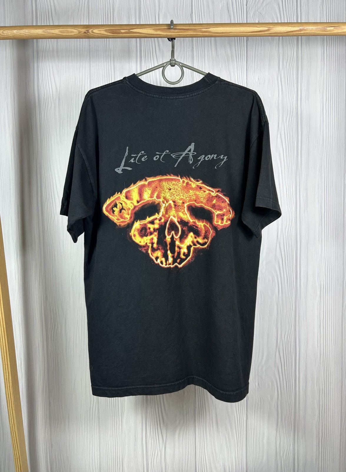 Band Tees Vintage 90s Life Of Agony LOA Band Fire T-Shirt Size L USA Size US L / EU 52-54 / 3 - 1 Thumbnail