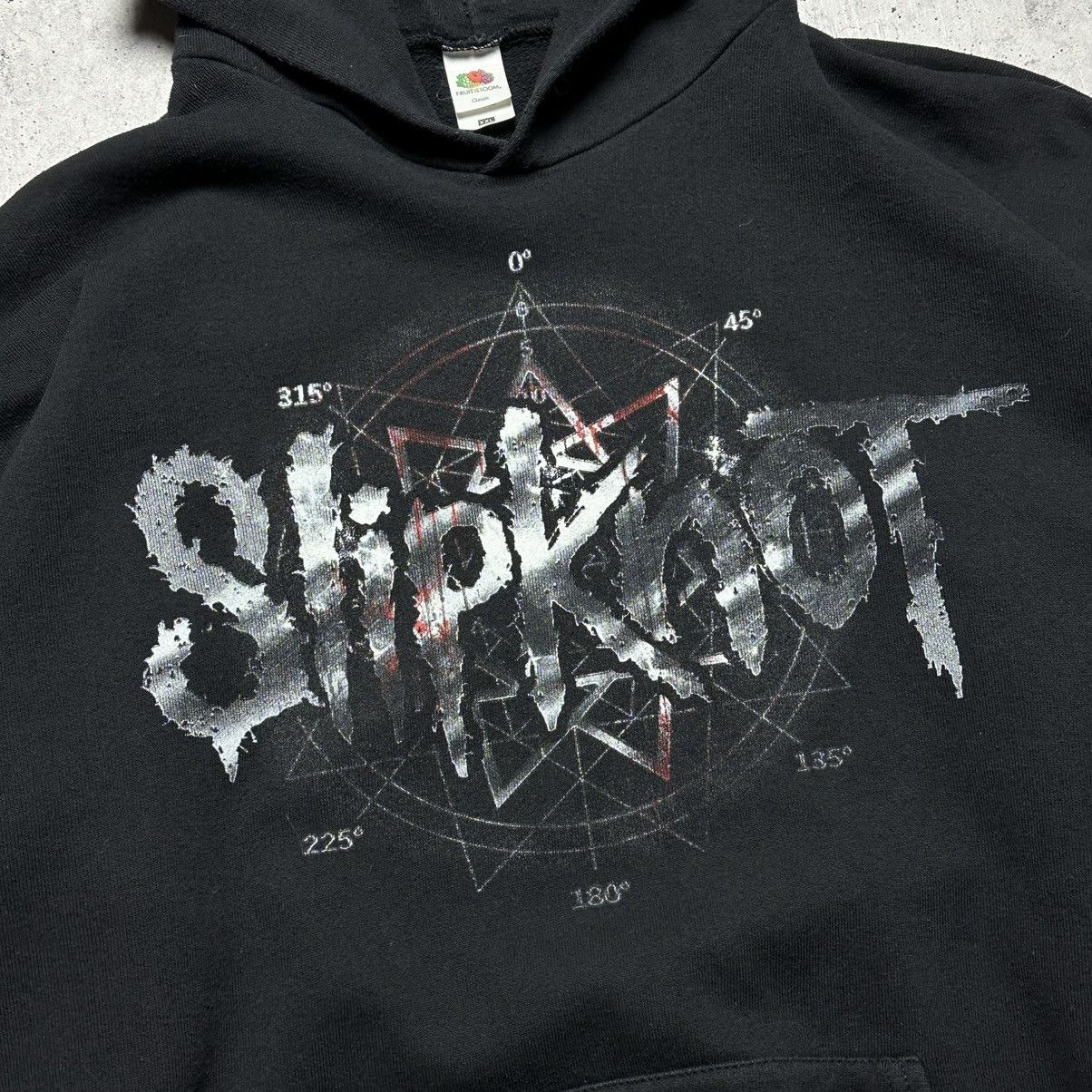 Slipknot × Vintage Slipknot Big Print Vintage Des Mointes Pentagram Hoodie Size US XL / EU 56 / 4 - 6 Thumbnail