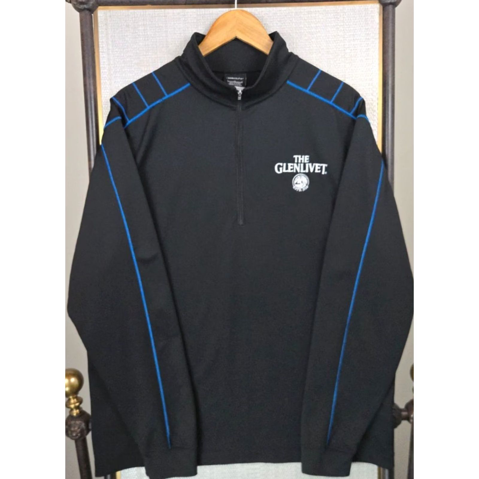 Nike NIKE GOLF x GLENLIVET SCOTCH WHISKEY Mens Large 1/4 Zip Pullover Thick Woven Jacket Coat Windbreaker Pullover Dri-Fit Size US L / EU 52-54 / 3 - 4 Thumbnail