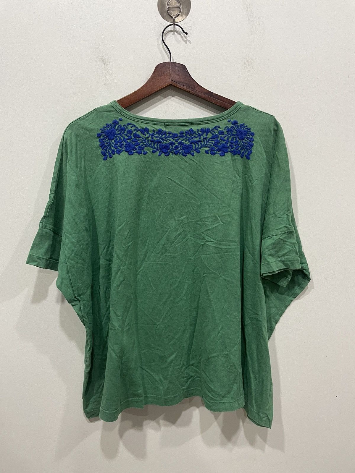 Zucca Zucca Embroidery Loose Blouse Size M / US 6-8 / IT 42-44 - 2 Thumbnail