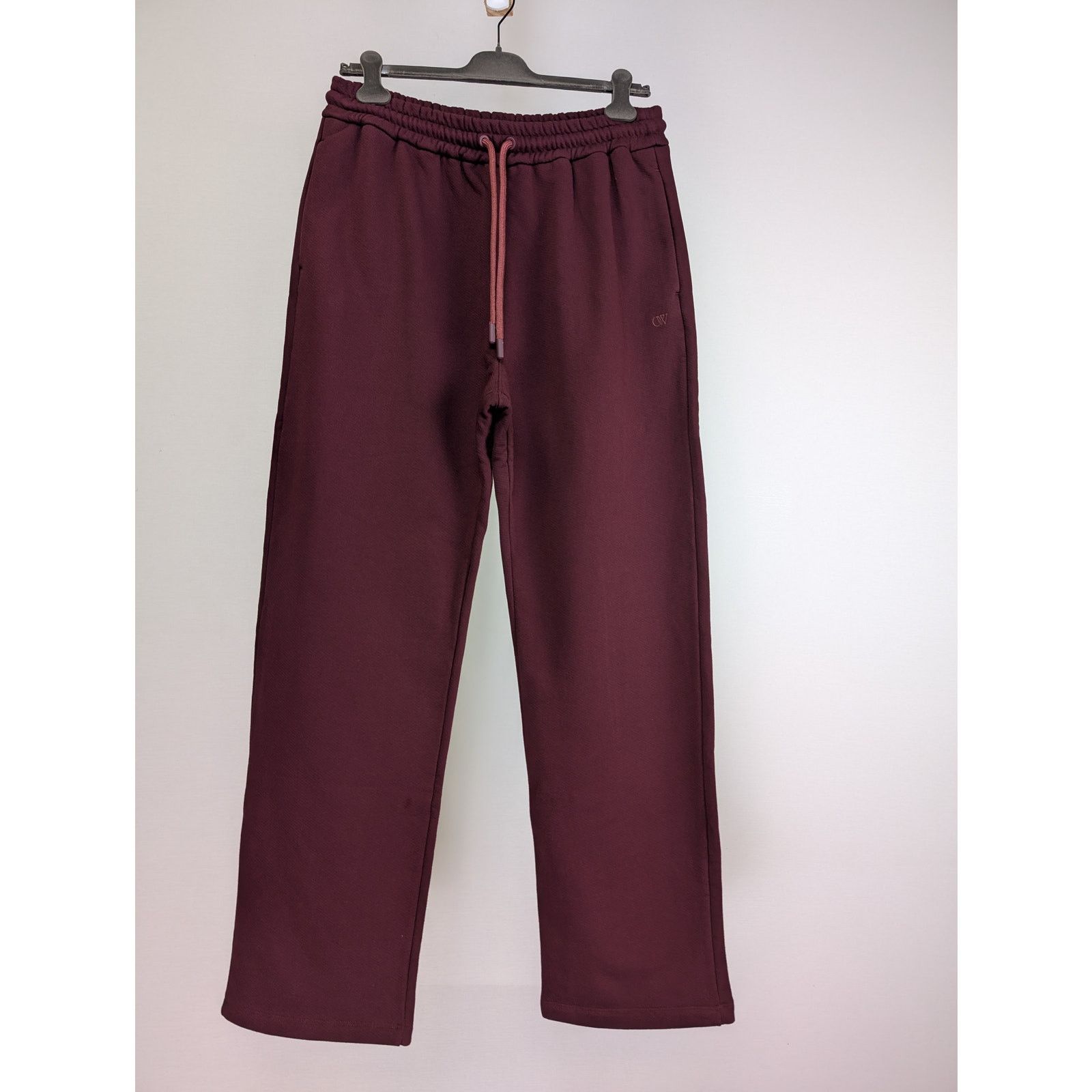 Off-White o1rshd1 Emb Sweatpants Fig Fig in Maroon Size US 36 / EU 52 - 1 Thumbnail
