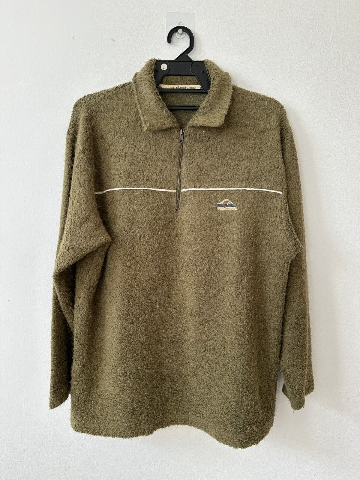 Quiksilver Vintage Quiksilver Halfzipper Wool Mohair Size US M / EU 48-50 / 2 - 1 Thumbnail