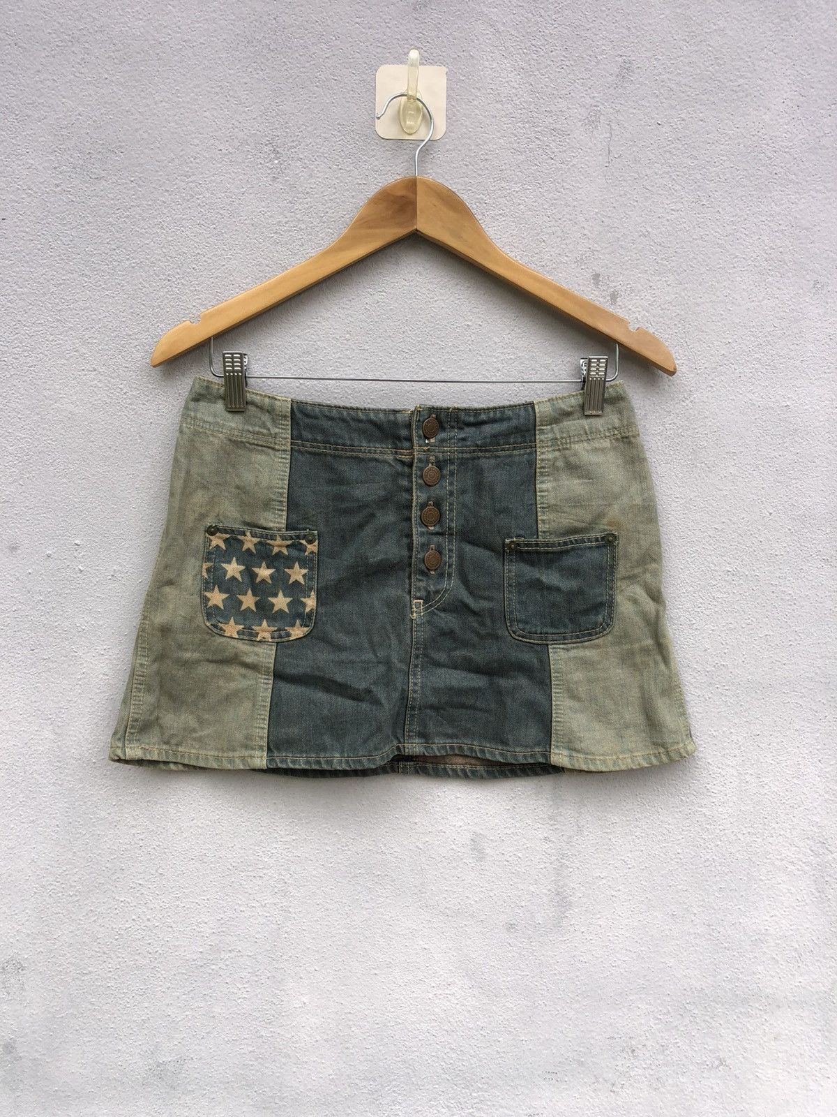 Hysteric Glamour Hysteric Glamour Patchwork Mini Skirt Size 28" / US 6 / IT 42 - 1 Thumbnail