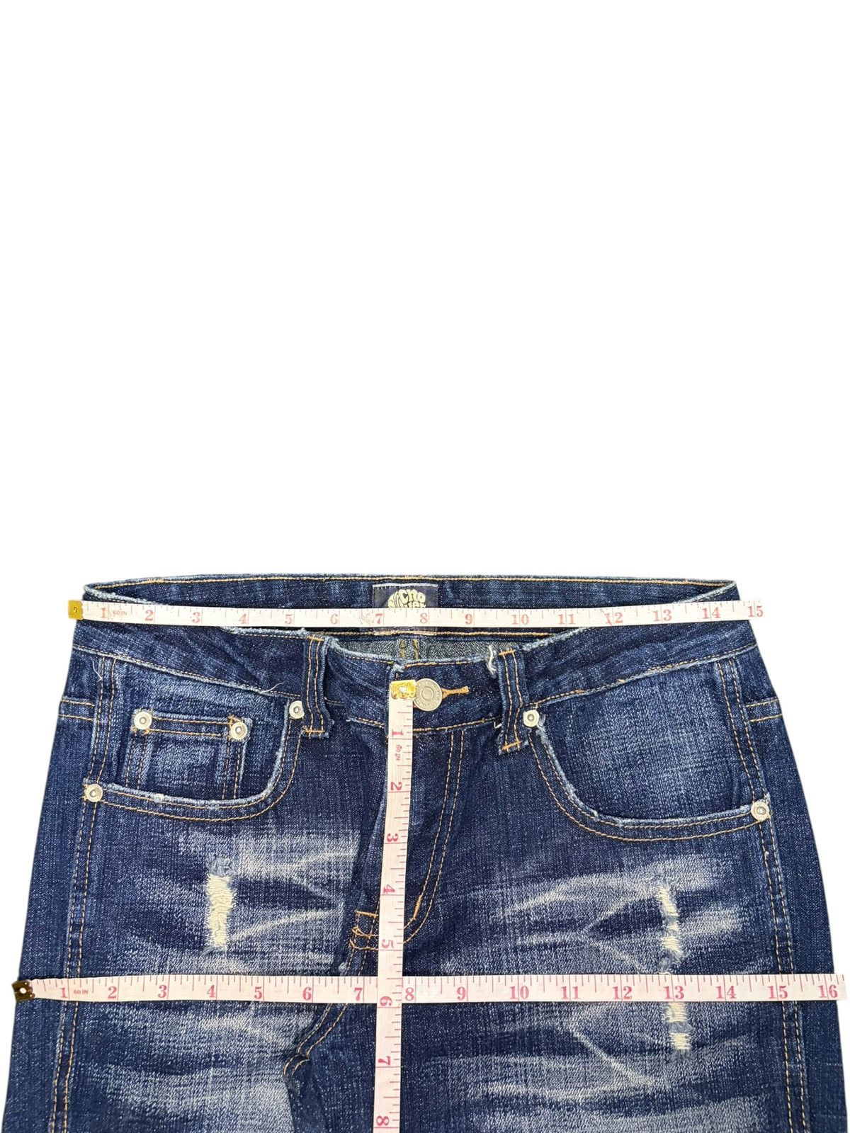 Affliction Chovette Punk Style Distressed Jeans Like Number Nine Size 29" - 6 Thumbnail