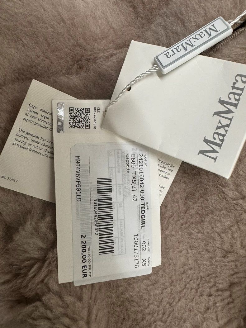 Max Mara Max Mara Classic teddy bear long lapel coat Size XS / US 0-2 / IT 36-38 - 2 Thumbnail